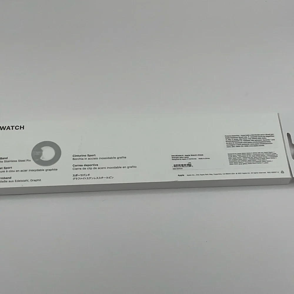 Apple genuine unisex watch band.  Midnight sports band Size 41 mm. NWT